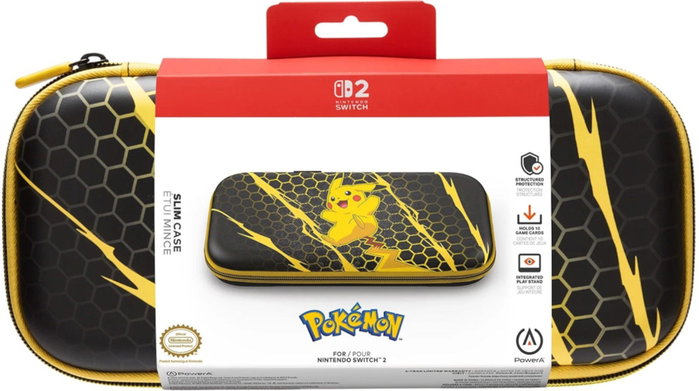 PowerA Estuche Protector Slim Pikachu Storm para Nintendo Switch 2 PowerA Estuche Protector Slim Pikachu Storm para Nintendo Switch 2