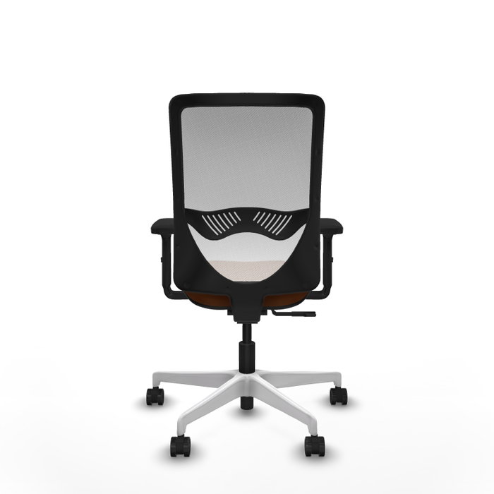 PIQUERAS Y CRESPO Silla de oficina Zulema con mecanismo Sincro, Marrón y Blanco PIQUERAS Y CRESPO Silla de oficina Zulema con mecanismo Sincro, Marrón y Blanco