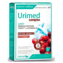 DIETMED Urimed Complex 28 Cápsulas - Prevención y Tratamiento Infecciones Urinarias, Arándano Rojo y Lactobacillus