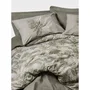 Juego de Cama 100% Algodón Caqui - Funda Nórdica 220x240 cm + 2 Fundas de Almohada 60x60 cm - ASI8684283035175
