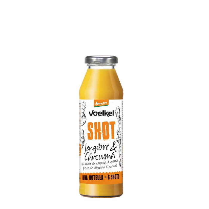 VOELKEL Shot de Jengibre Cúrcuma Naranja Acerola Limón 280