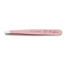 Tres Claveles Pinza Depilar Sesgada Provence Rosas 9,5 cm Acero Inoxidable