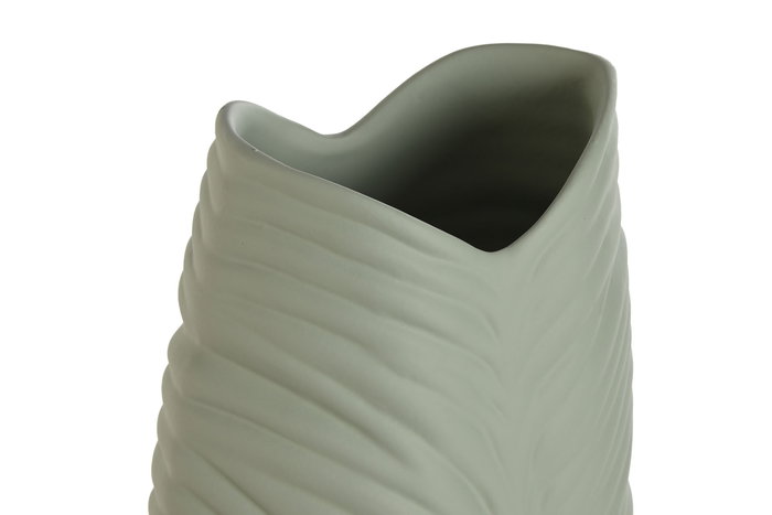 DKD Home Decor Jarrón Tropical Verde Menta Gres 10 x 50 x 21 cm DKD Home Decor Jarrón Tropical Verde Menta Gres 10 x 50 x 21 cm