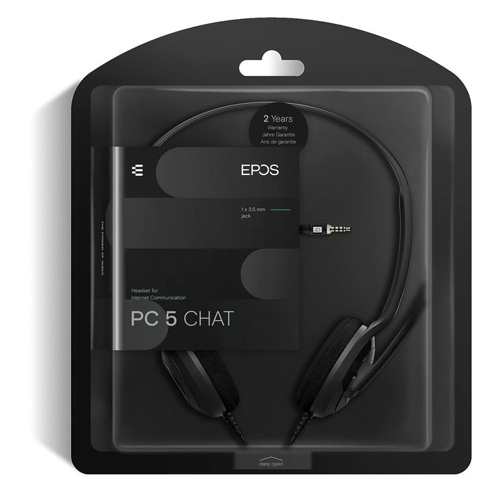 EPOS Sennheiser PC 5 CHAT Auriculares de Diadema Negro EPOS Sennheiser PC 5 CHAT Auriculares de Diadema Negro