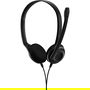 Sennheiser EPOS PC 5 CHAT - Auriculares Diadema con Micrófono Cancelación Ruido, Conexión 3.5mm, Plug & Play, Color Negro, Ref 1000445