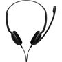 Sennheiser EPOS PC 5 CHAT - Auriculares Diadema con Micrófono Cancelación Ruido, Conexión 3.5mm, Plug & Play, Color Negro, Ref 1000445