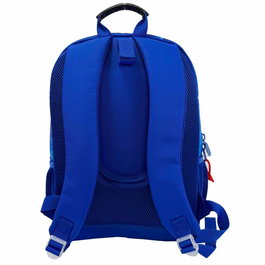 CYP BRANDS Mochila Superman DC Comics 43cm adaptable con 3 amplios bolsillos y bolsillos laterales de rejilla