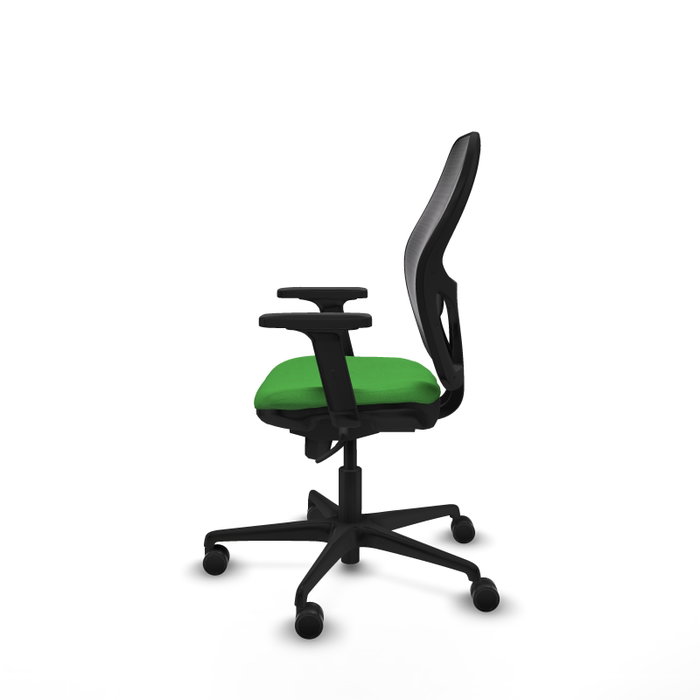 PIQUERAS Y CRESPO Silla de oficina Jorquera, Tela Verde y Malla Negra PIQUERAS Y CRESPO Silla de oficina Jorquera, Tela Verde y Malla Negra