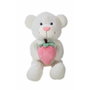 Creaciones Llopis Oso Fresi 75 cm Blanco, Marrón, Rosa
