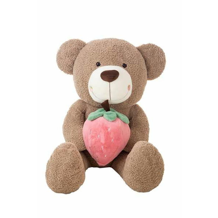 Creaciones Llopis Oso Fresi 75 cm Blanco, Marrón, Rosa