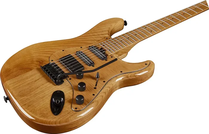 Eko Guitarra Eléctrica Aire 601 Lignum - Natural Eko Cuerpo de Aliso Mástil Arce Tostado Pastillas Humbucker Tremolo Brillante 6 Cuerdas
