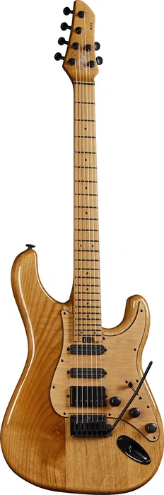 Eko Guitarra Eléctrica Aire 601 Lignum - Natural Eko Cuerpo de Aliso Mástil Arce Tostado Pastillas Humbucker Tremolo Brillante 6 Cuerdas