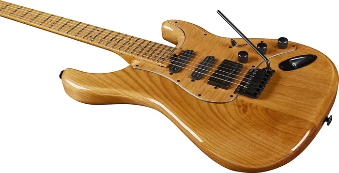 Eko Guitarra Eléctrica Aire 601 Lignum - Natural Eko Cuerpo de Aliso Mástil Arce Tostado Pastillas Humbucker Tremolo Brillante 6 Cuerdas