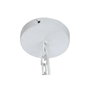 DKD Home Decor Lámpara de Techo de Hierro Patinado Blanco 77x77x16 cm