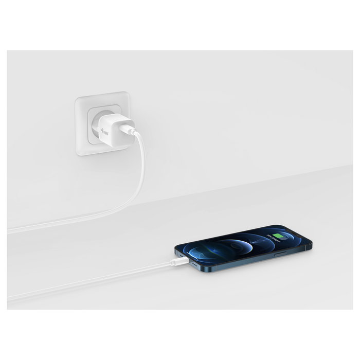 Equip Cargador de Pared 20W USB-C PD 3.0 Blanco Equip Cargador de Pared 20W USB-C PD 3.0 Blanco