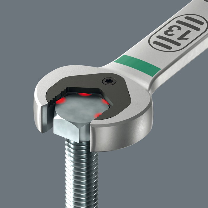 Wera 6007 Joker 10 Llave combinada de carraca extra larga