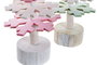 DKD Home Decor Árbol Navidad Fantasia Verde Rosa 14 x 51 x 14 cm (2 Unidades)