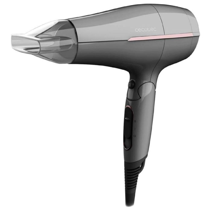 Cecotec Secador de Pelo IoniCare Power&Go Heaven 2000W Gris Difusor 2 Velocidades