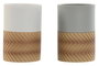DKD Home Decor Vasos de Resina Surtidos Pack de 2