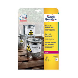 AVERY Zweckform Etiquetas de Poliéster Heavy Duty 99,1 x 67,7 mm