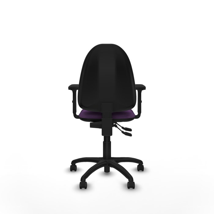 PIQUERAS Y CRESPO Silla de oficina Aýna Morada con Brazos 2D