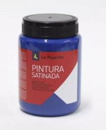 La Pajarita Pintura Témpera Escolar Satinada Azul Marino Bote 35 mL L-36