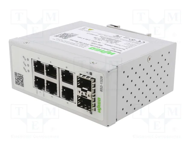 WAGO 852-1328 Módulo de automatización Switch Ethernet administrado WAGO 852-1328 Módulo de automatización Switch Ethernet administrado