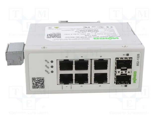 WAGO 852-1328 Módulo de automatización Switch Ethernet administrado WAGO 852-1328 Módulo de automatización Switch Ethernet administrado