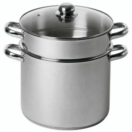 Baumalu Fuente de acero inoxidable para Cuscús de 20 cm