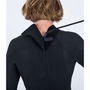 Neopreno Hurley Advant 4/3 mm Back zip Negro