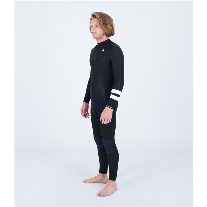 Neopreno Hurley Advant 4/3 mm Back zip Negro