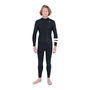 Neopreno Hurley Advant 4/3 mm Back zip Negro