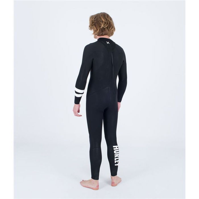 Neopreno Hurley Advant 4/3 mm Back zip Negro