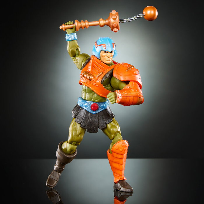 Mattel Figura Man-At-Arms New Eternia Masters of the Universe Articulada 17cm
