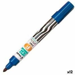 Pilot Marcador Permanente SCA-F Recargable Azul (Set de 12)