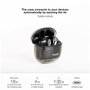 Tooq Onyx TQBWH-0054B Auriculares Inalámbricos con Estuche de Carga - Negro