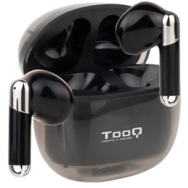 Tooq Onyx TQBWH-0054B Auriculares Inalámbricos con Estuche de Carga - Negro