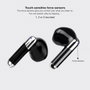 Tooq Onyx TQBWH-0054B Auriculares Inalámbricos con Estuche de Carga - Negro