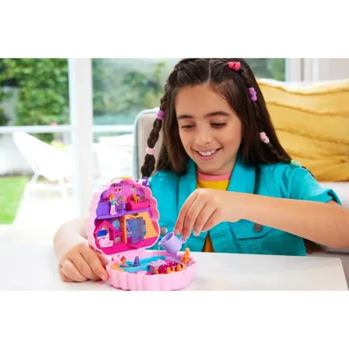 Caja Spa Caniche - Polly Pocket - Hkv35 - Caja Compacta Mini Muñeca Polly Pocket Caja Spa Caniche - Polly Pocket - Hkv35 - Caja Compacta Mini Muñeca Polly Pocket