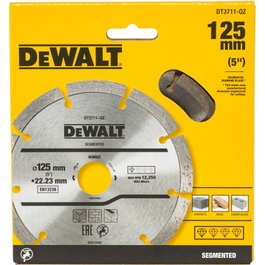 DeWalt DT3711-QZ Disco de Corte de Diamante 125 mm