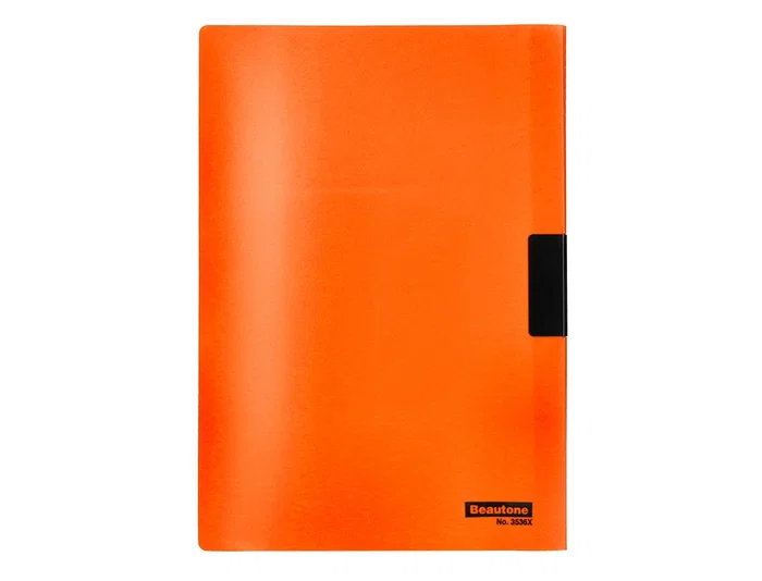 Beautone Carpeta Dossier Pinza Lateral 45301 Polipropileno DIN A4 Naranja (Pack 10)