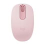 Logitech M196 Ratón Inalámbrico Bluetooth Rosa, Óptico 1000 DPI, Compacto, Batería Larga Duración, Plástico Reciclado, PC/Mac
