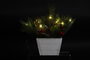 DKD Home Decor Decoración Luminosa MDF LED Verde 25x25x33 cm