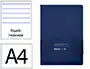 Antartik Cuaderno A4 Tapa Dura Hojas Rayas Azul Marino 100 Hojas 80gr FSC