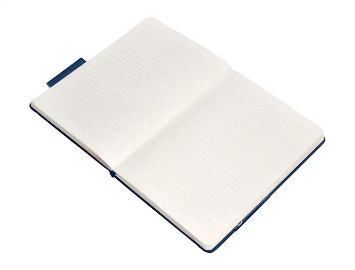 Antartik Cuaderno A4 Tapa Dura Hojas Rayas Azul Marino 100 Hojas 80gr FSC