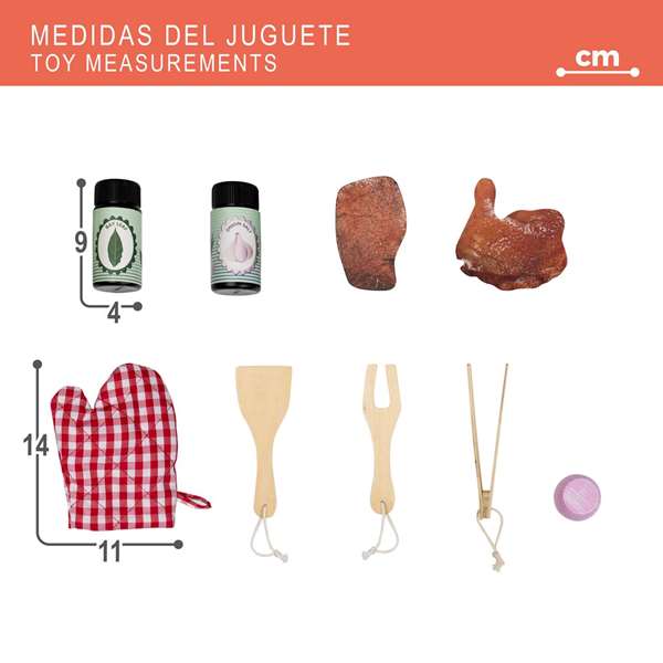 Cocina de Juguete Teamson BBQ 60 x 66,5 x 30 cm