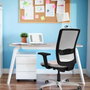 PIQUERAS Y CRESPO Silla de oficina Haches Marrón y Blanco