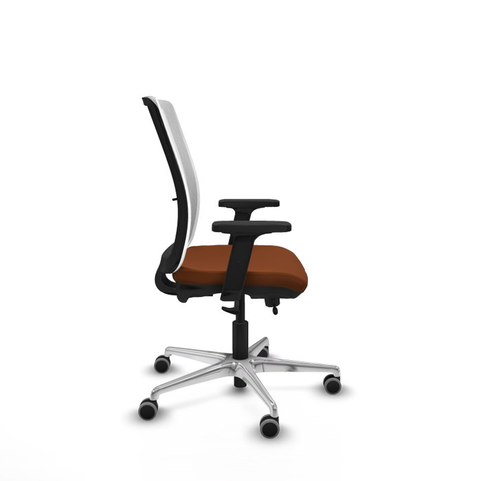 PIQUERAS Y CRESPO Silla de oficina Haches Marrón y Blanco PIQUERAS Y CRESPO Silla de oficina Haches Marrón y Blanco