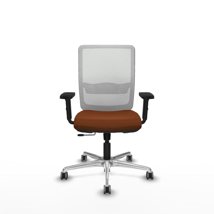PIQUERAS Y CRESPO Silla de oficina Haches Marrón y Blanco PIQUERAS Y CRESPO Silla de oficina Haches Marrón y Blanco