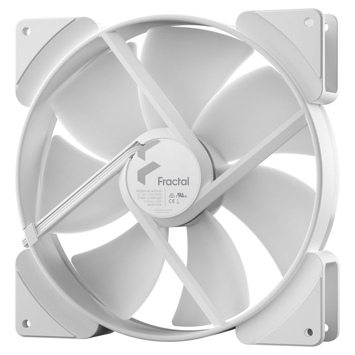 Fractal Design Lüfter Prisma AL-18 PWM White 180mm Blanco